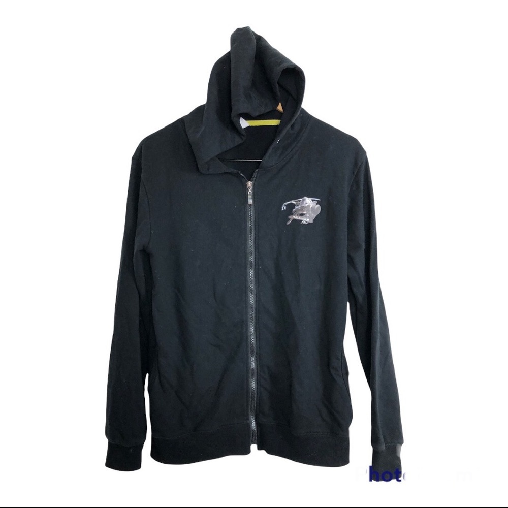 Simplicity Gather Zip Up Hoodie Sweater Size L